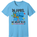 Autism Awareness T-Shirt (Jersey Material) - Blue