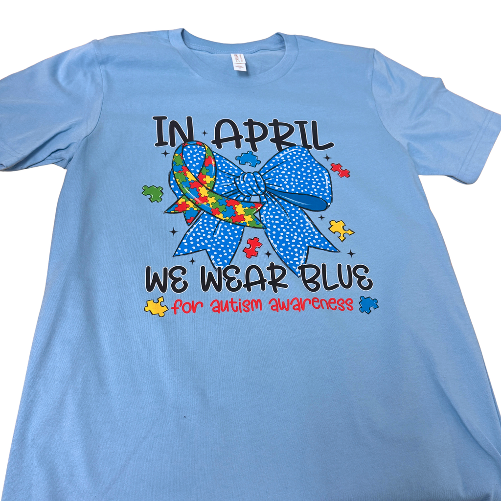 Autism Awareness T-Shirt (Jersey Material) - Blue
