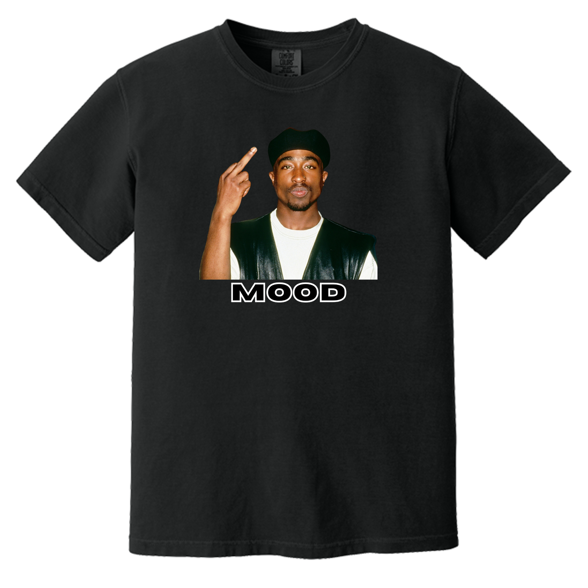 Tupac Mood Short Sleeve T-Shirt - Adult Unisex