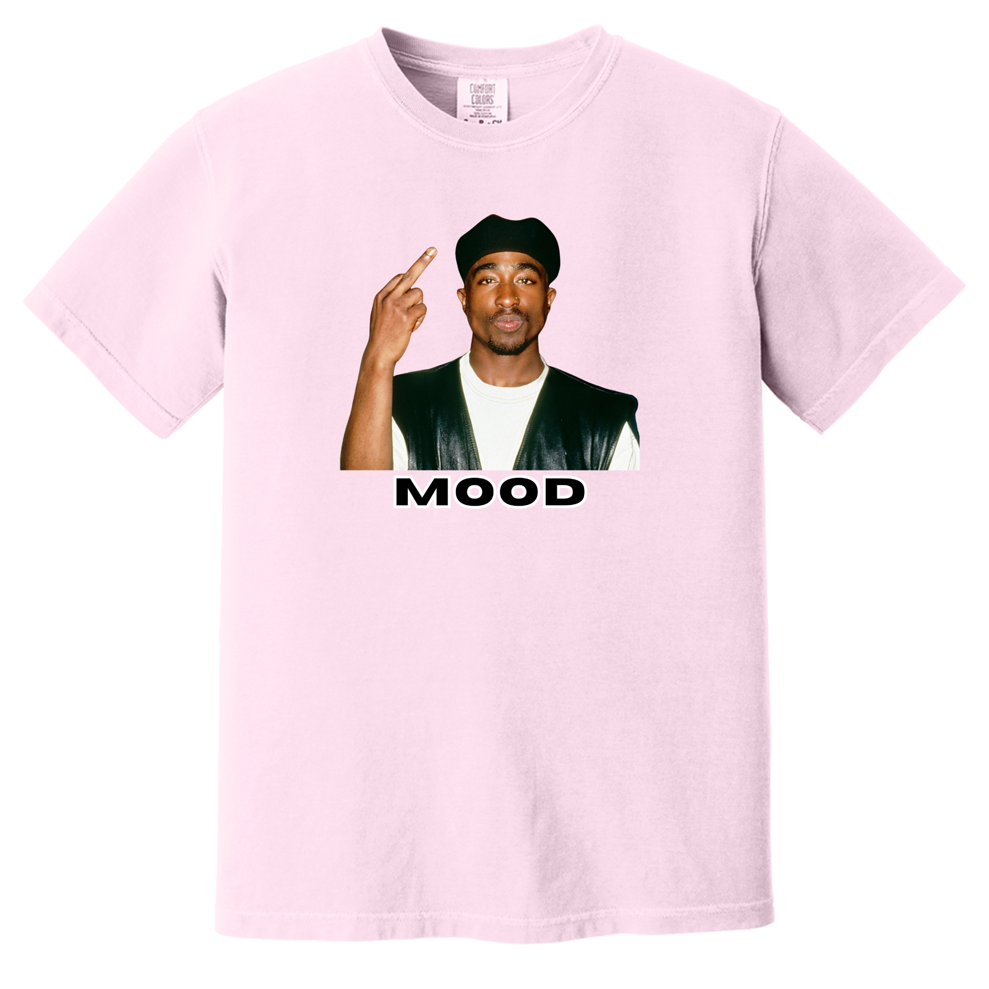 Tupac Mood Short Sleeve T-Shirt - Adult Unisex