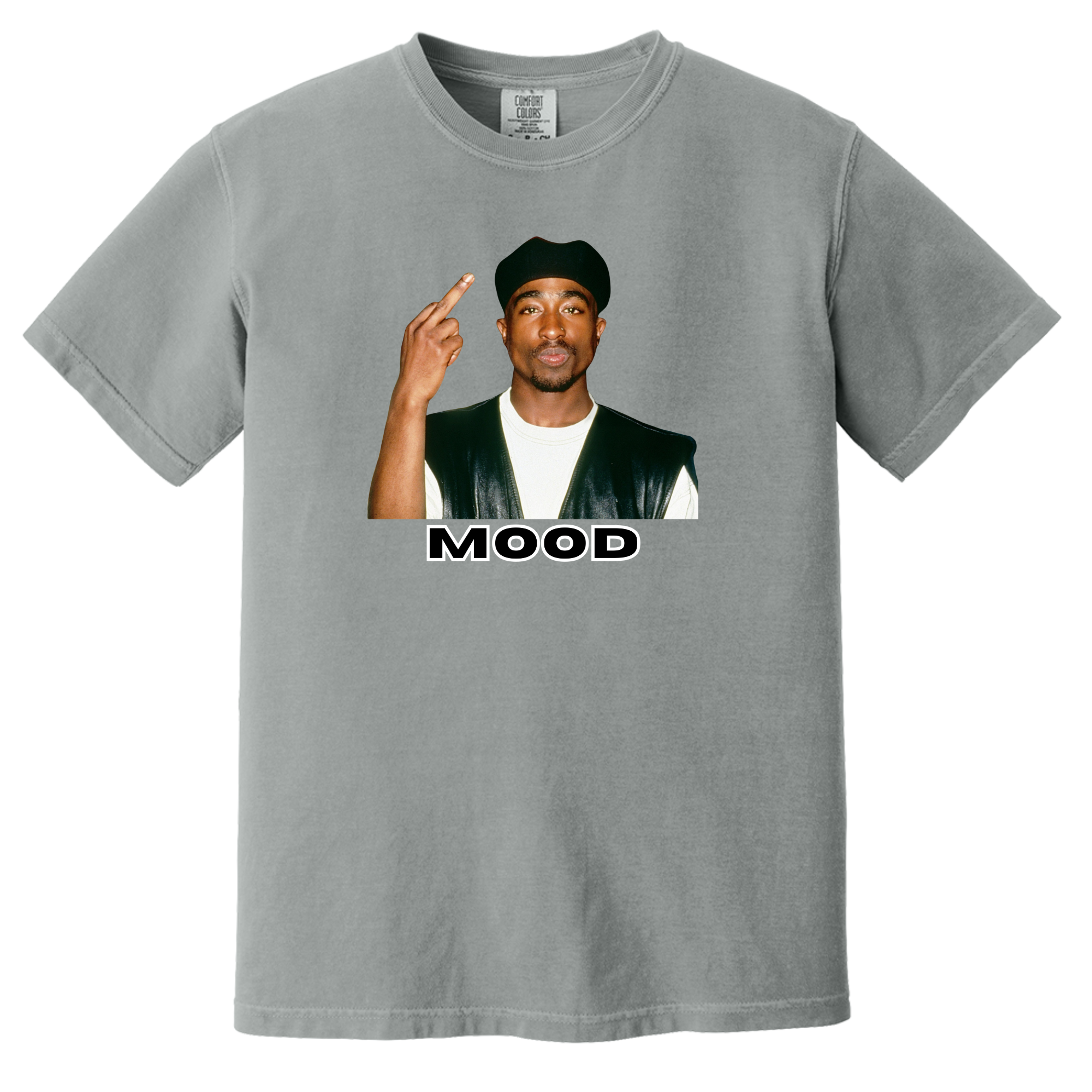 Tupac Mood Short Sleeve T-Shirt - Adult Unisex