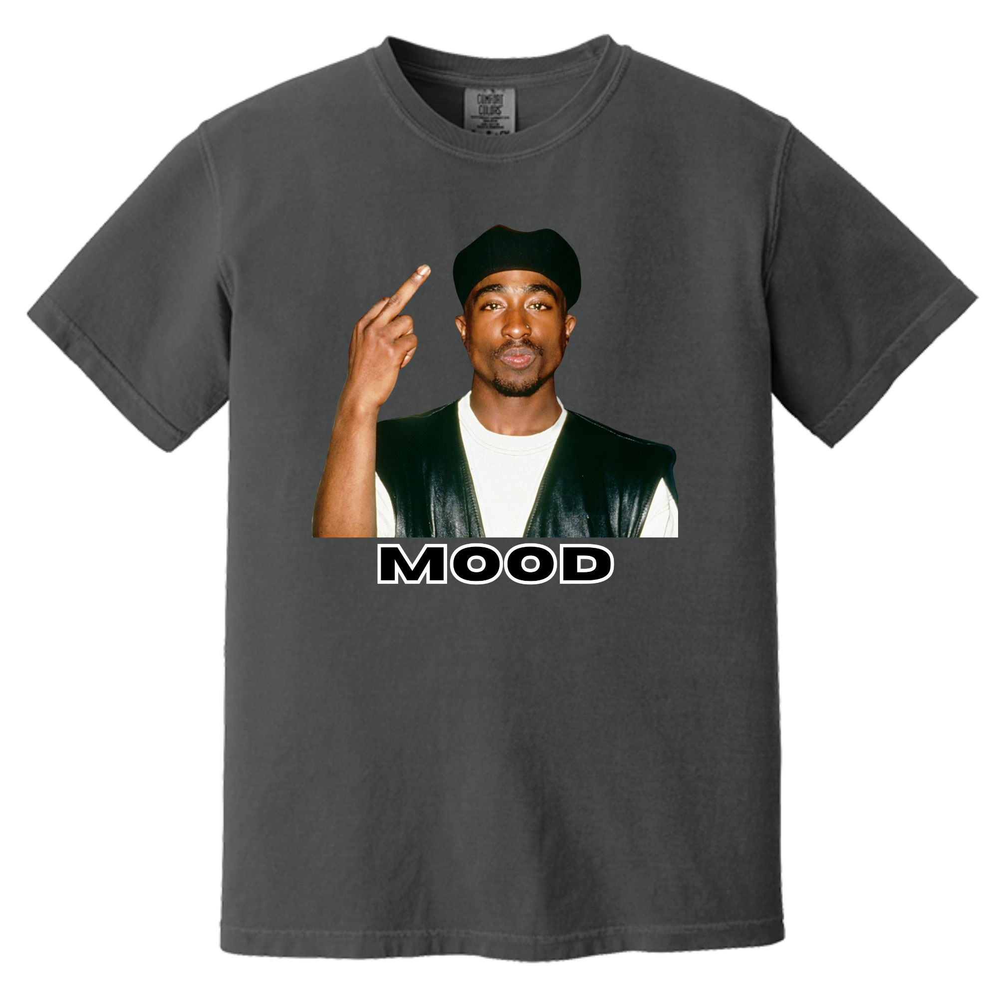 Tupac Mood Short Sleeve T-Shirt - Adult Unisex