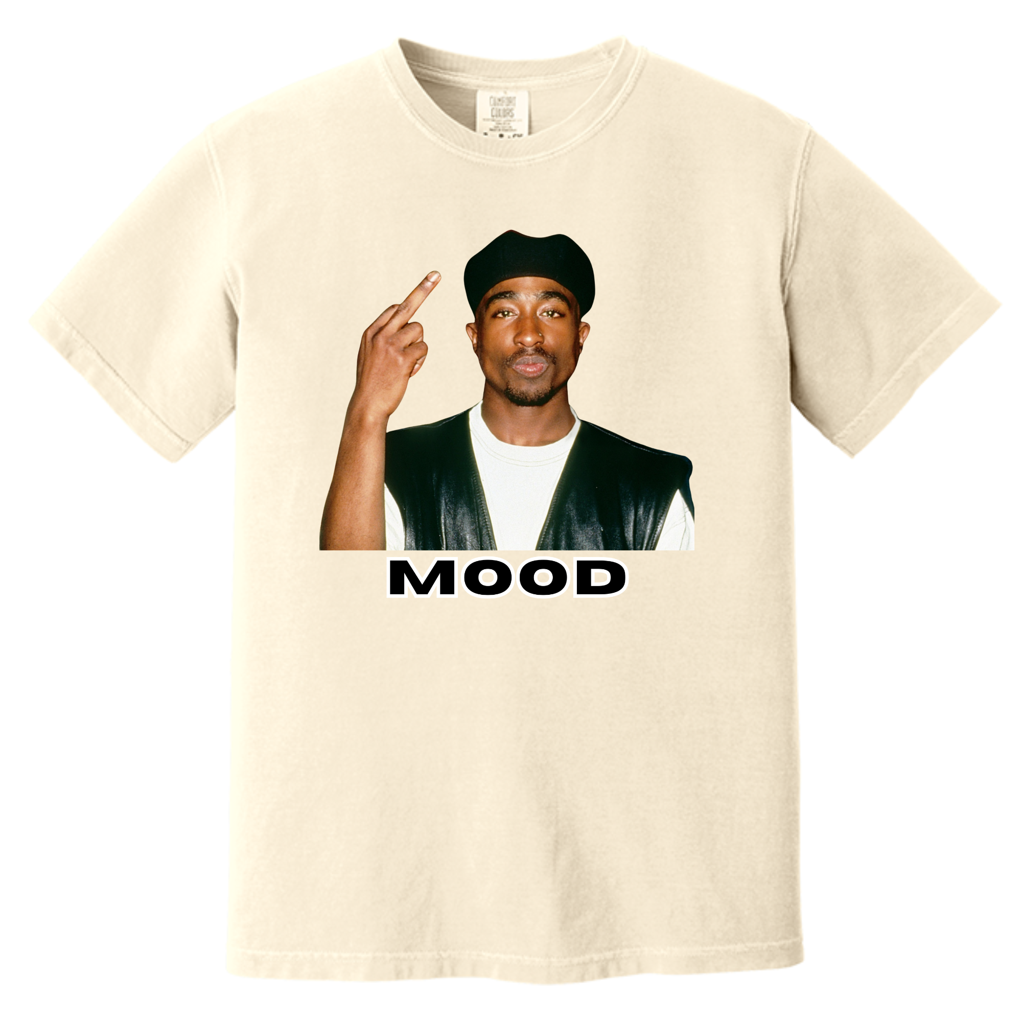Tupac Mood Short Sleeve T-Shirt - Adult Unisex