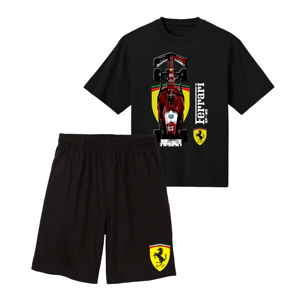 Men's Scuderia Ferrari SP-25 T-Shirt & Lounge Shorts Set