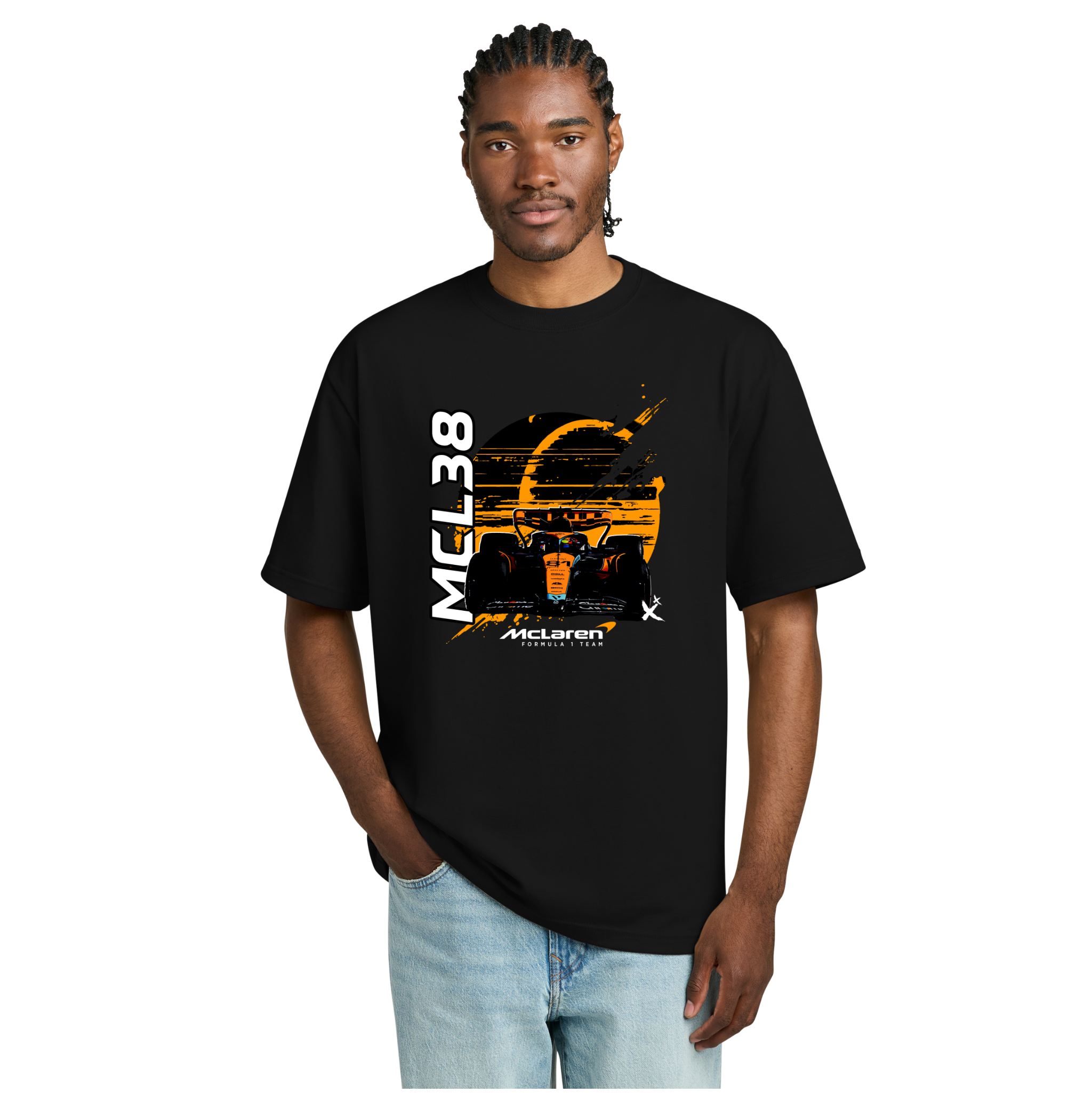 Men's McLaren MCL38 Formula One Team T-Shirt & Lounge Shorts Set