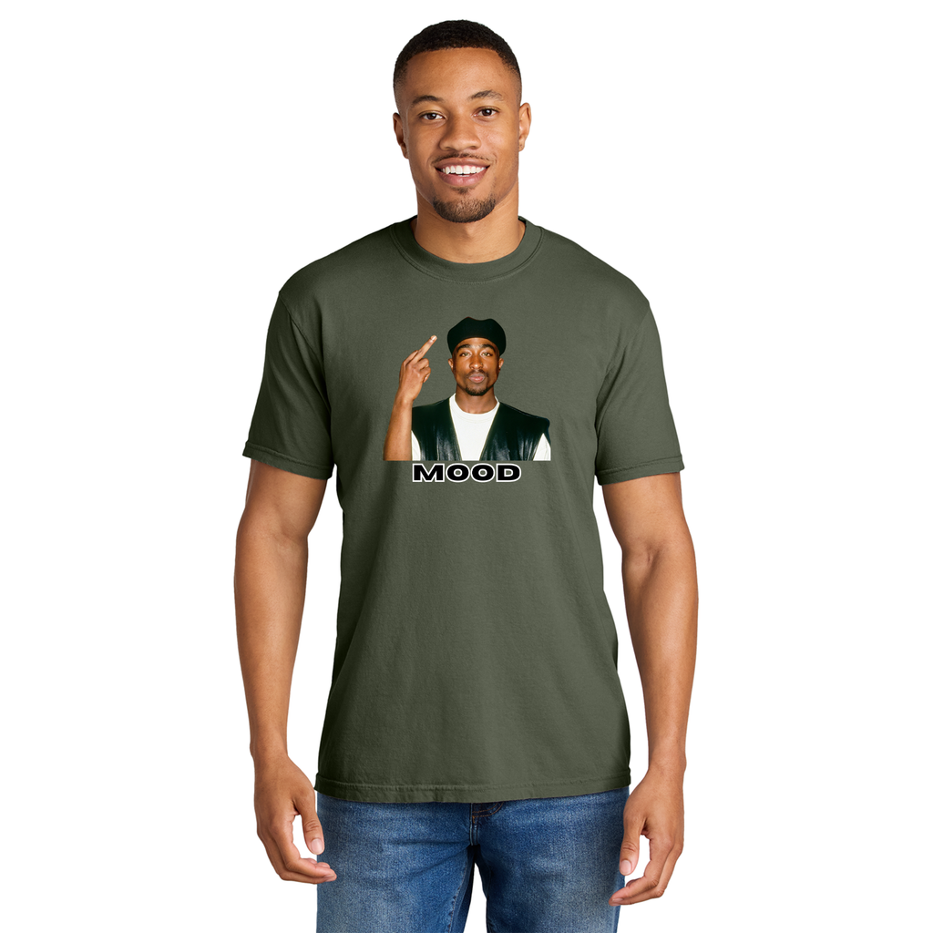 Tupac Mood Short Sleeve T-Shirt - Adult Unisex