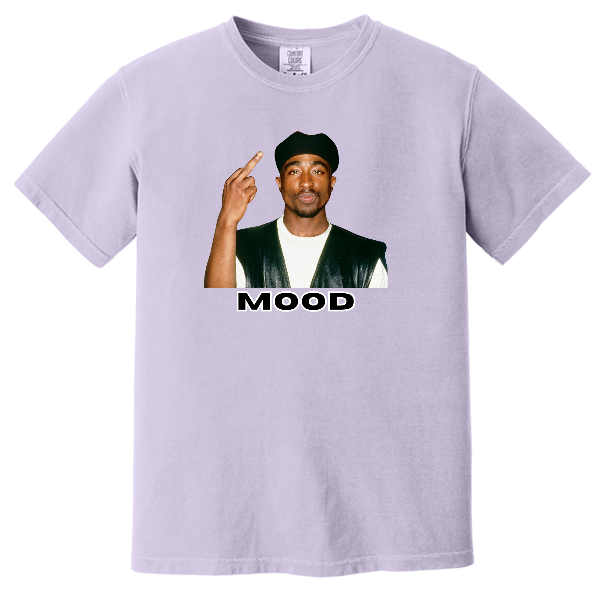 Tupac Mood Short Sleeve T-Shirt - Adult Unisex