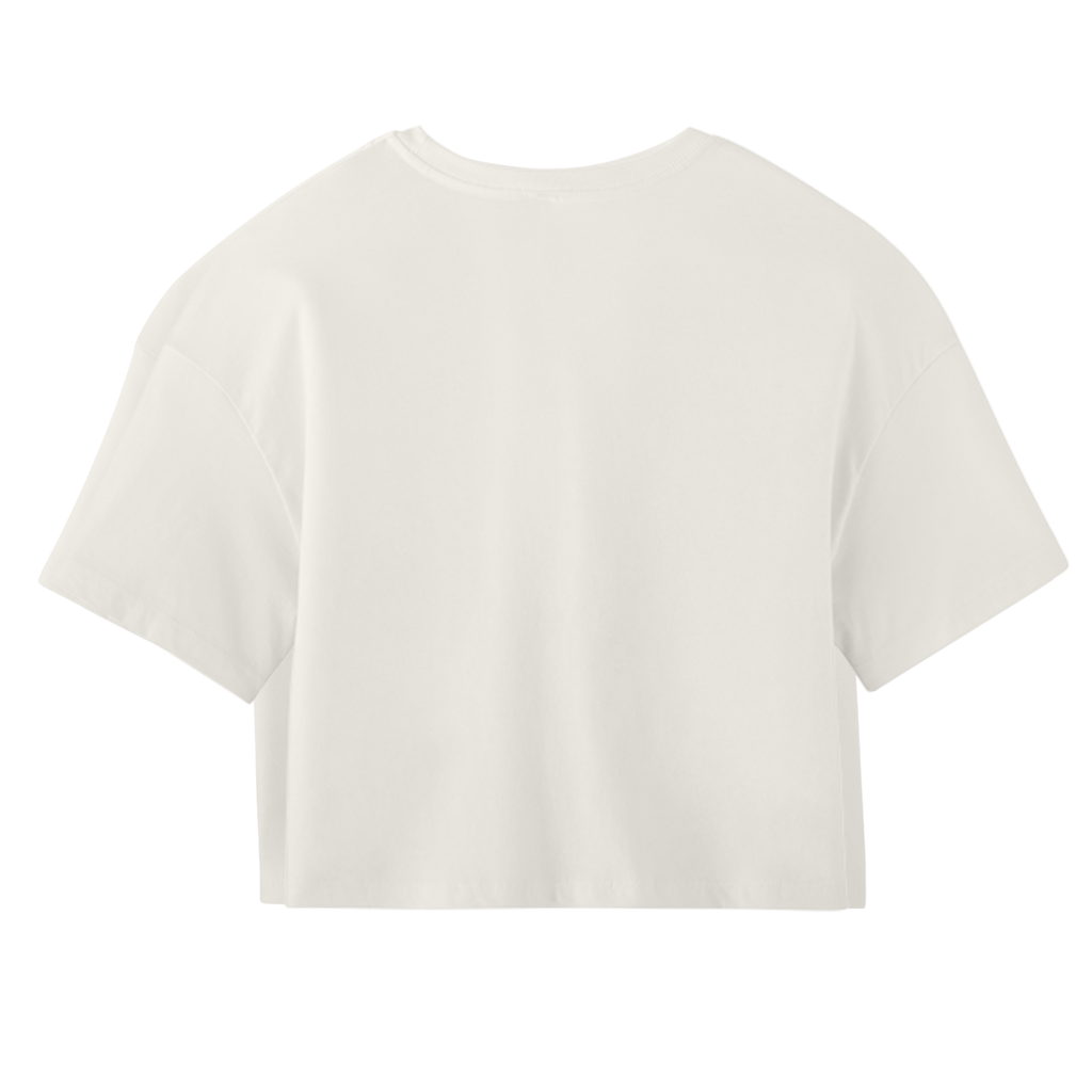 Fire Tupac Cropped Tee Short Sleeve - Women's